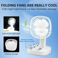 Portable White Ice Cube Cooling Desk Fan image 4 PanguDeals Pakistan