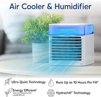 Mini Air Cooler Black ABS 3cm Compact Lightweight image 3 PanguDeals Pakistan