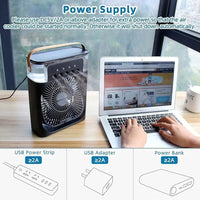 Compact Air Cooler White ABS Night Light for Home image 3 PanguDeals Pakistan