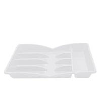 White Cutlery Tray for Kitchen Organization ABS Plastic image 2 PanguDeals Pakistan