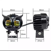 Owl Fog Light Set Yellow White ABS Plastic image 2 PanguDeals Pakistan