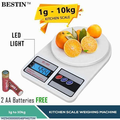 Digital Kitchen Scale 1g-10kg LED Light Free image 1 PanguDeals Pakistan